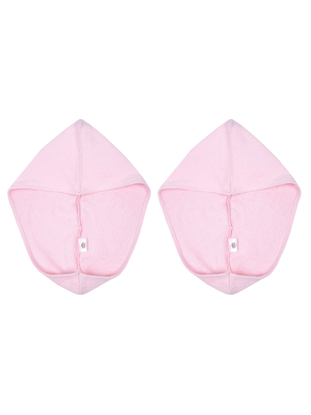 Creeva Luxury Pink 2 Pieces Pure Cotton 380 GSM Anti Bacterial Hair Wrap Towels