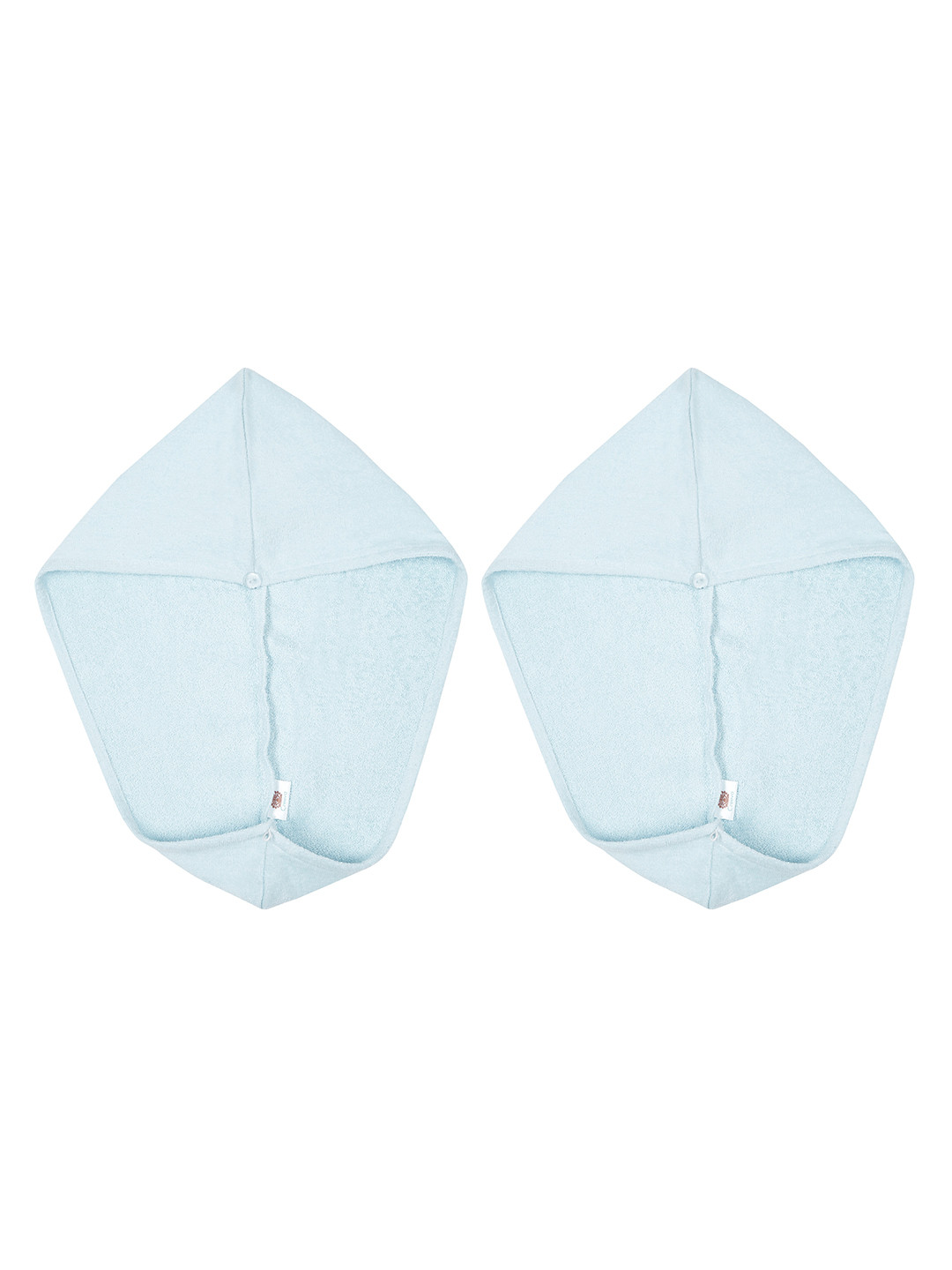 Creeva Luxury Blue 2 Pieces Pure Cotton 380 GSM Anti Bacterial Hair Wrap Towels