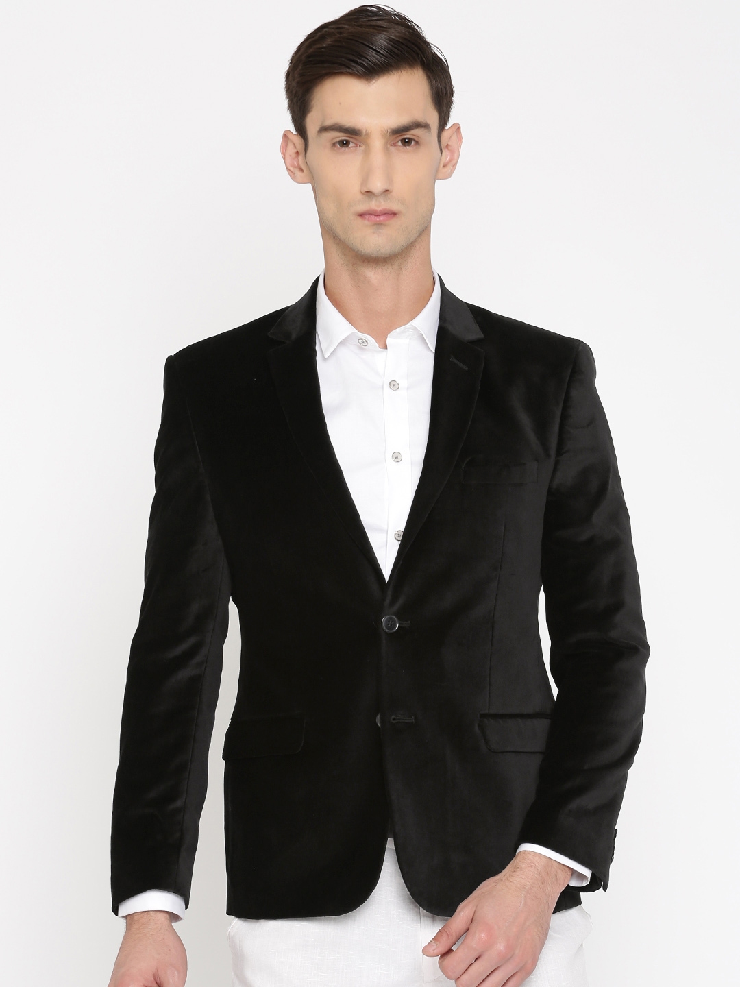 peter england velvet blazer