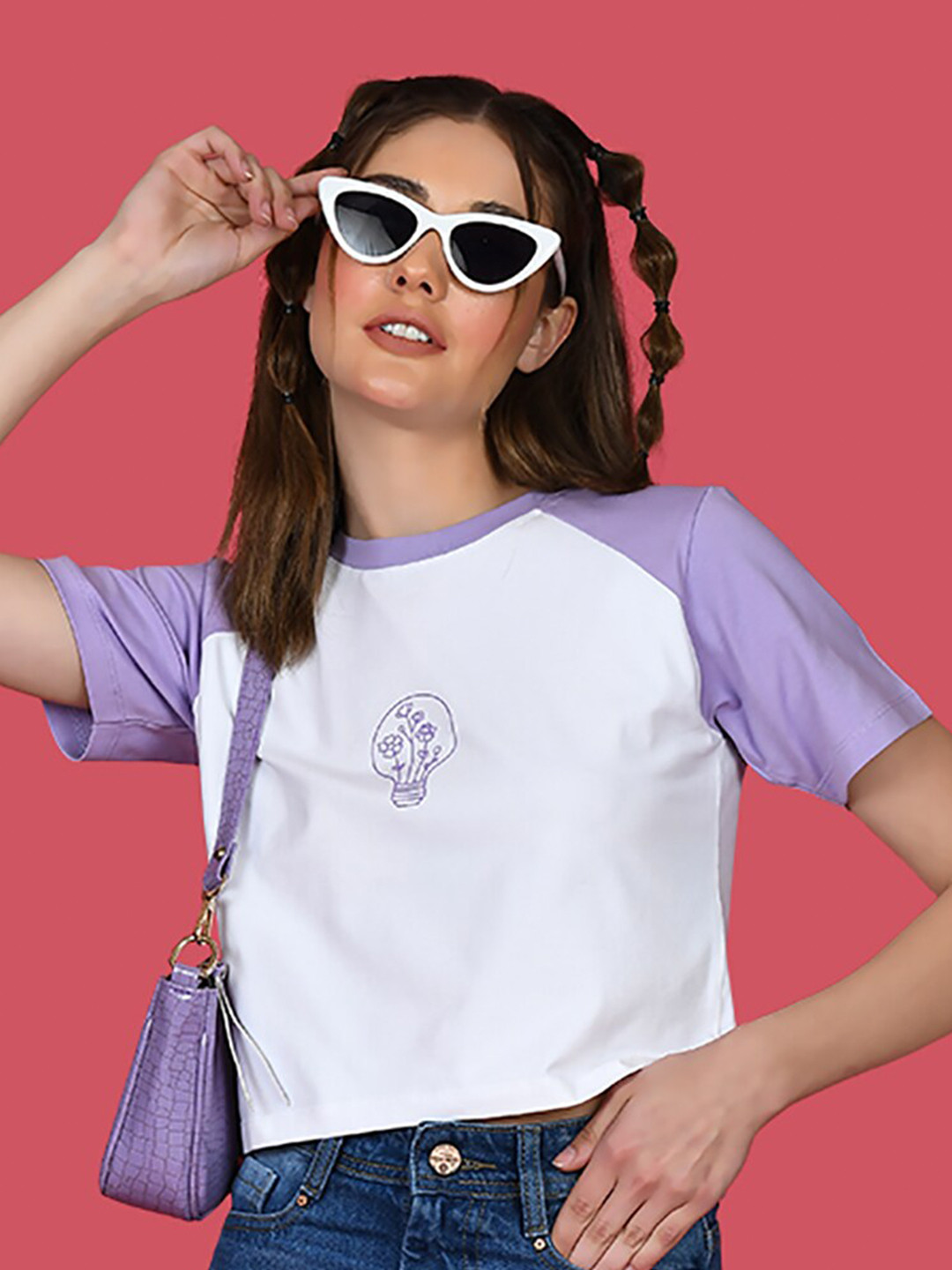 zink Z Raglan Sleeves Slim Fit T-shirt