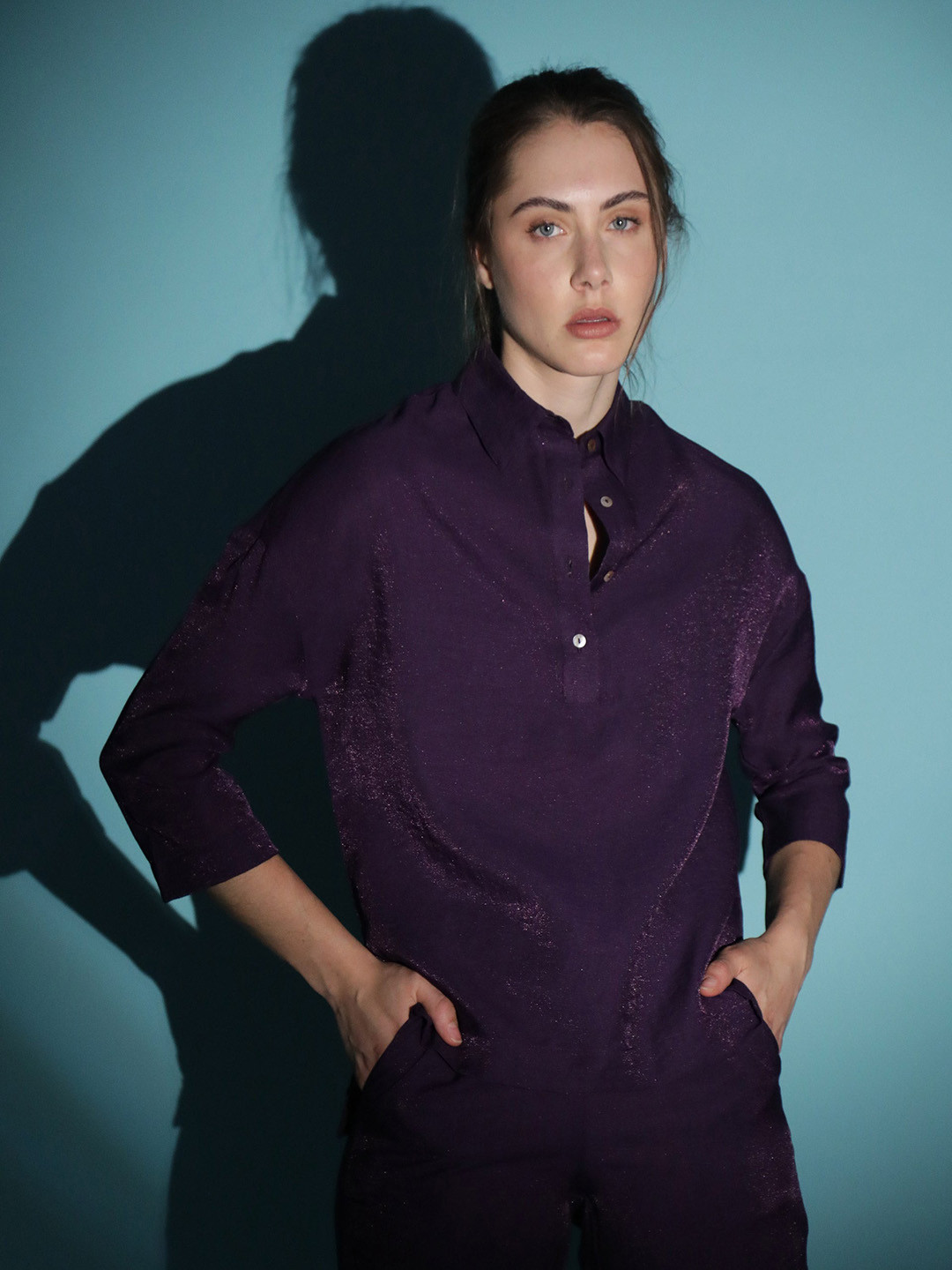 RAREISM Shirt-Style Top