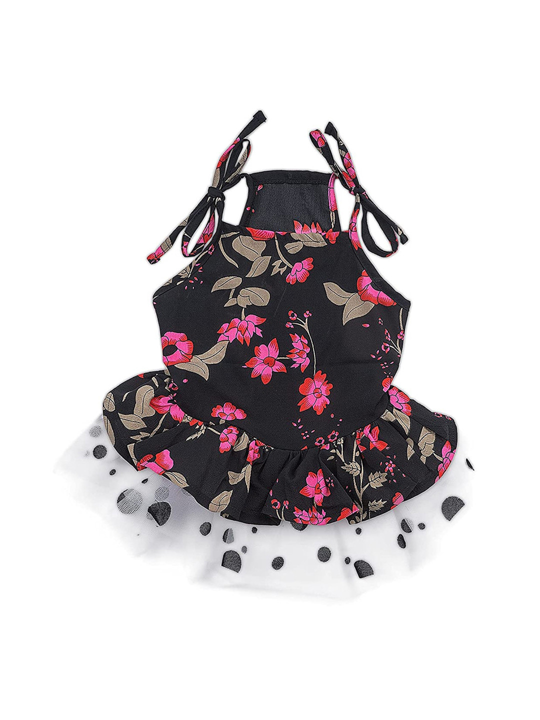 Emily pets Floral Printed Cotton Dog Dress