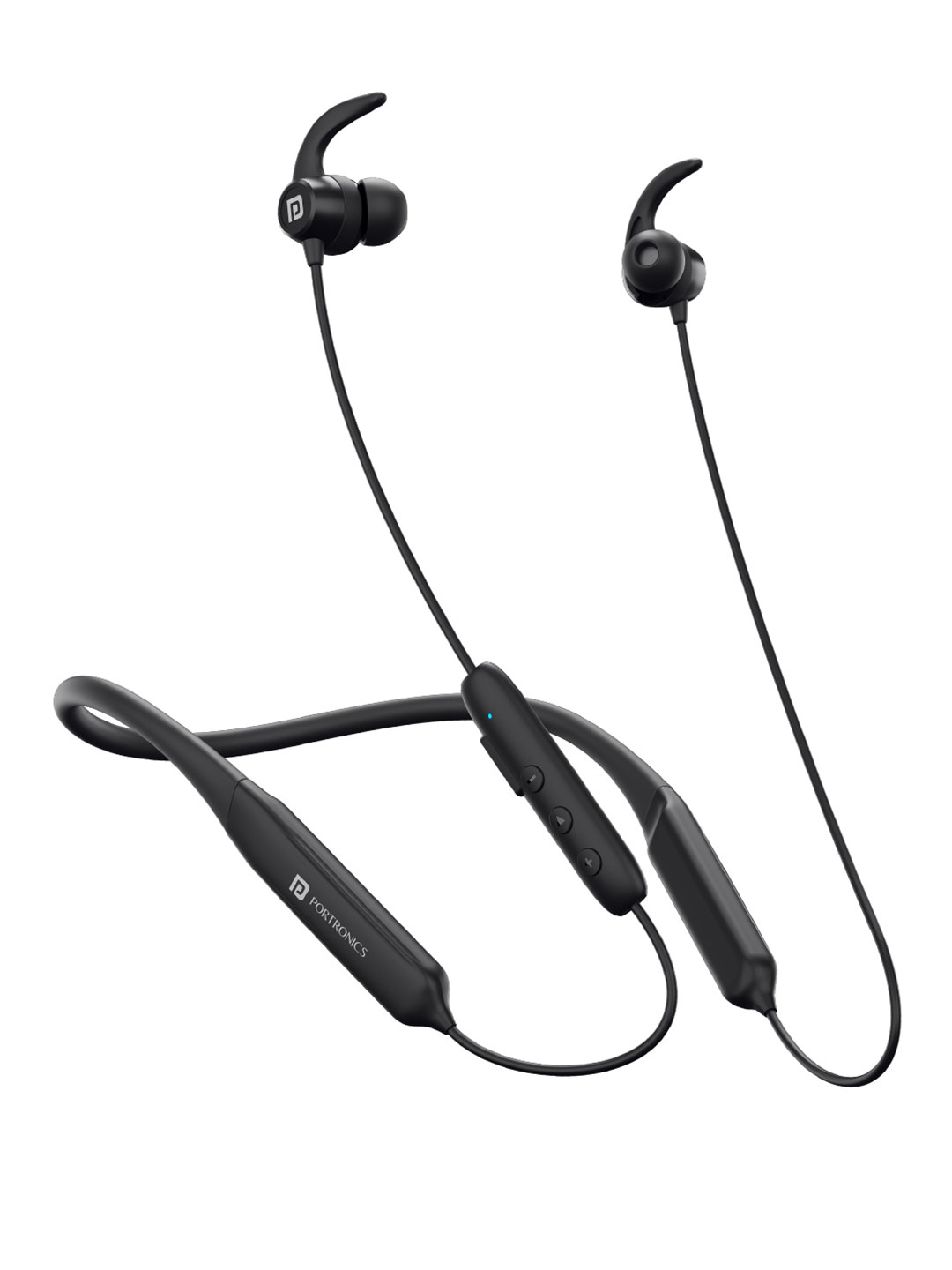 Portronics Harmonics Y1 Bluetooth Neckband Earphones With mic