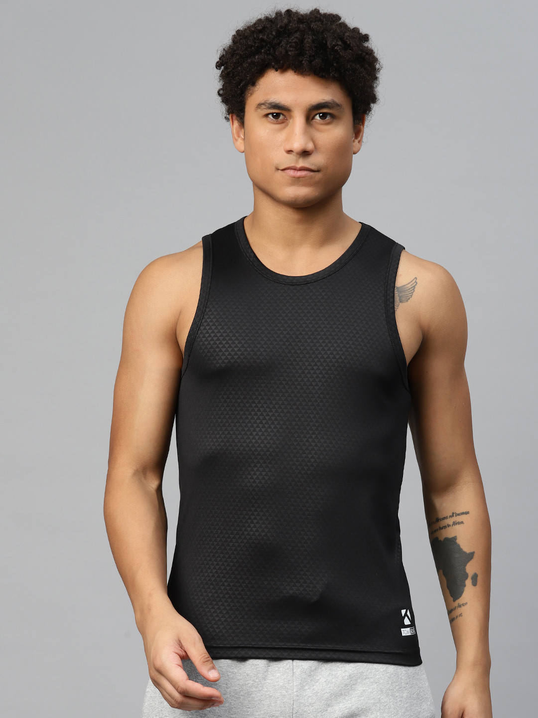 TOM BURG Printed Gym Vest