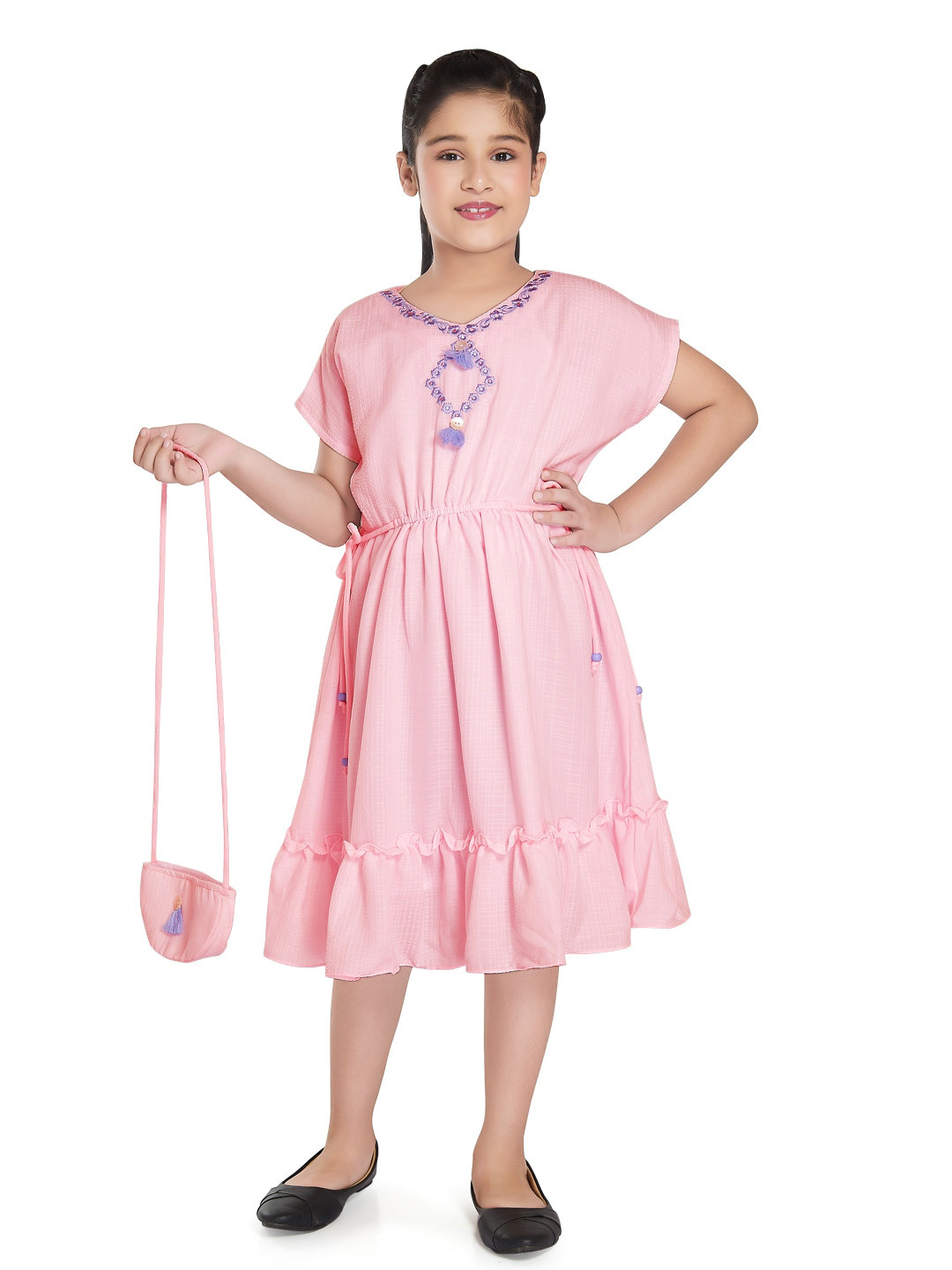 Peppermint Extended Sleeves Dress