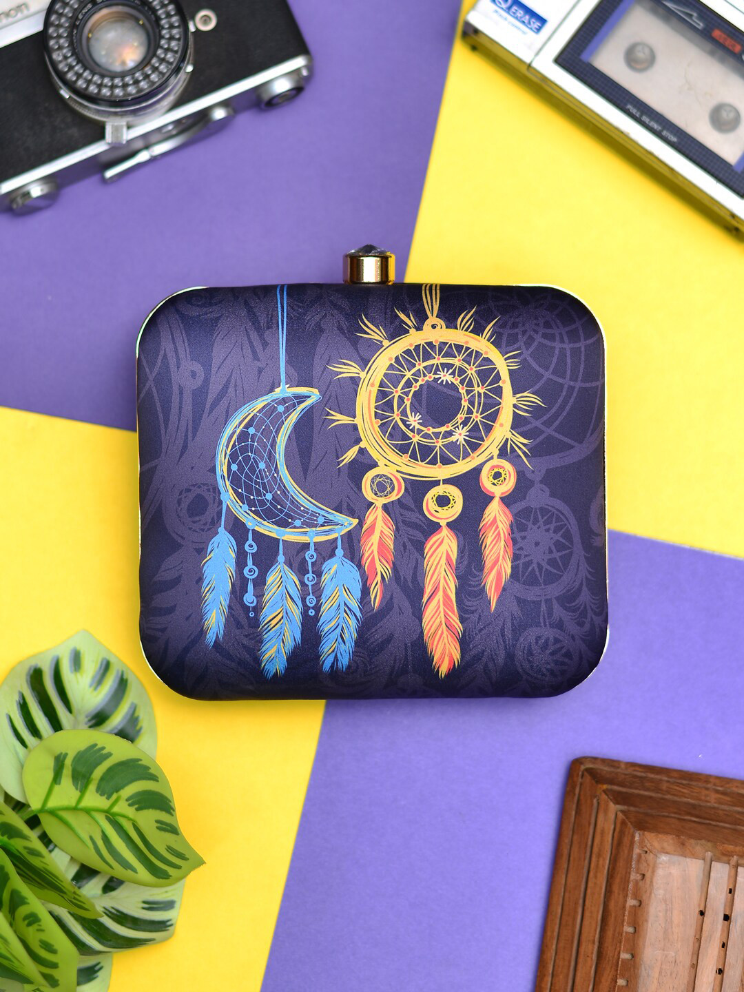 ARTKLIM Dream Catcher Printed Box Clutch