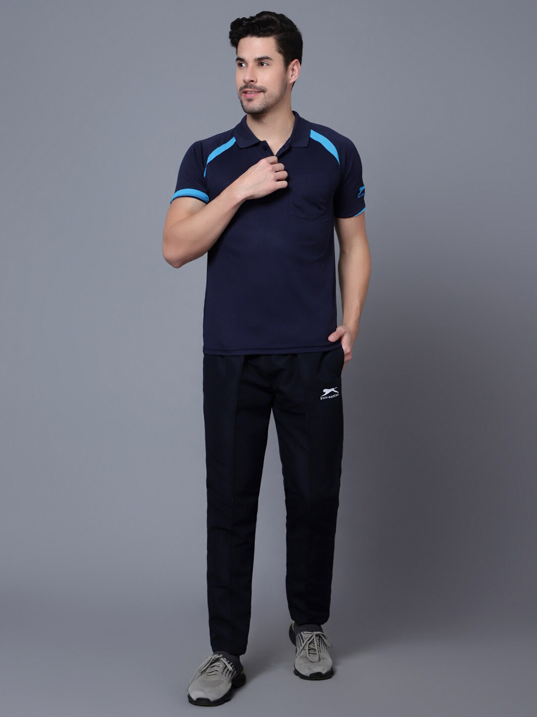 Shiv Naresh FIT-Burst Polo Collar T-shirt