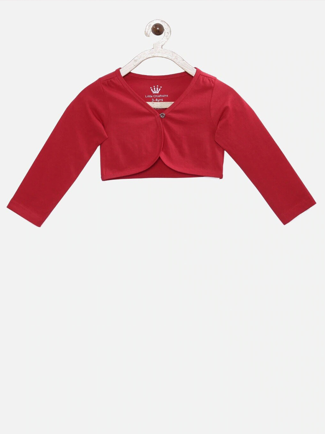 Little Chieftains Girls Cotton Crop Shrug