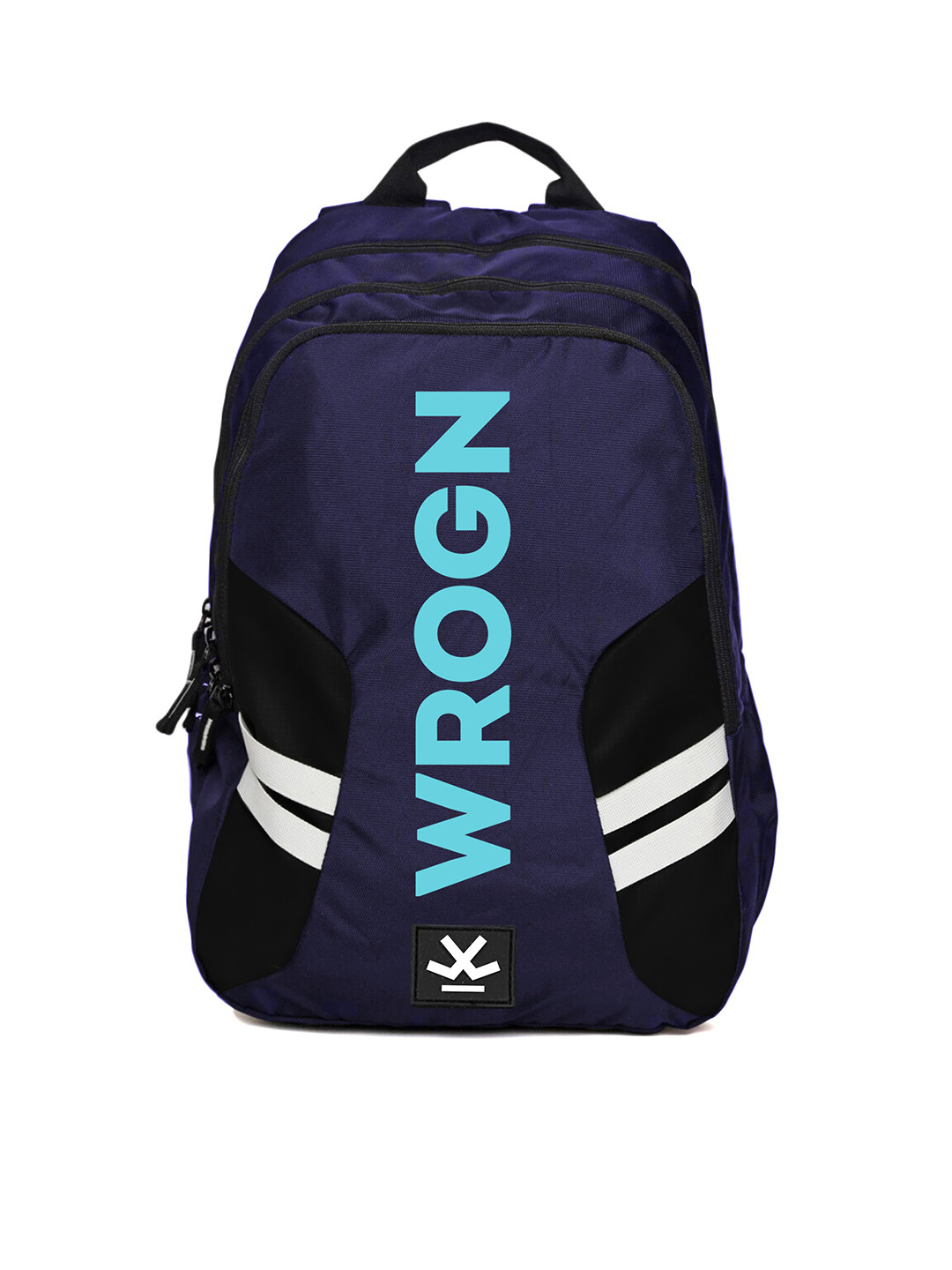 WROGN Printed Reflective Strip Water Proof Large Backpack with Rain Cover 35 L