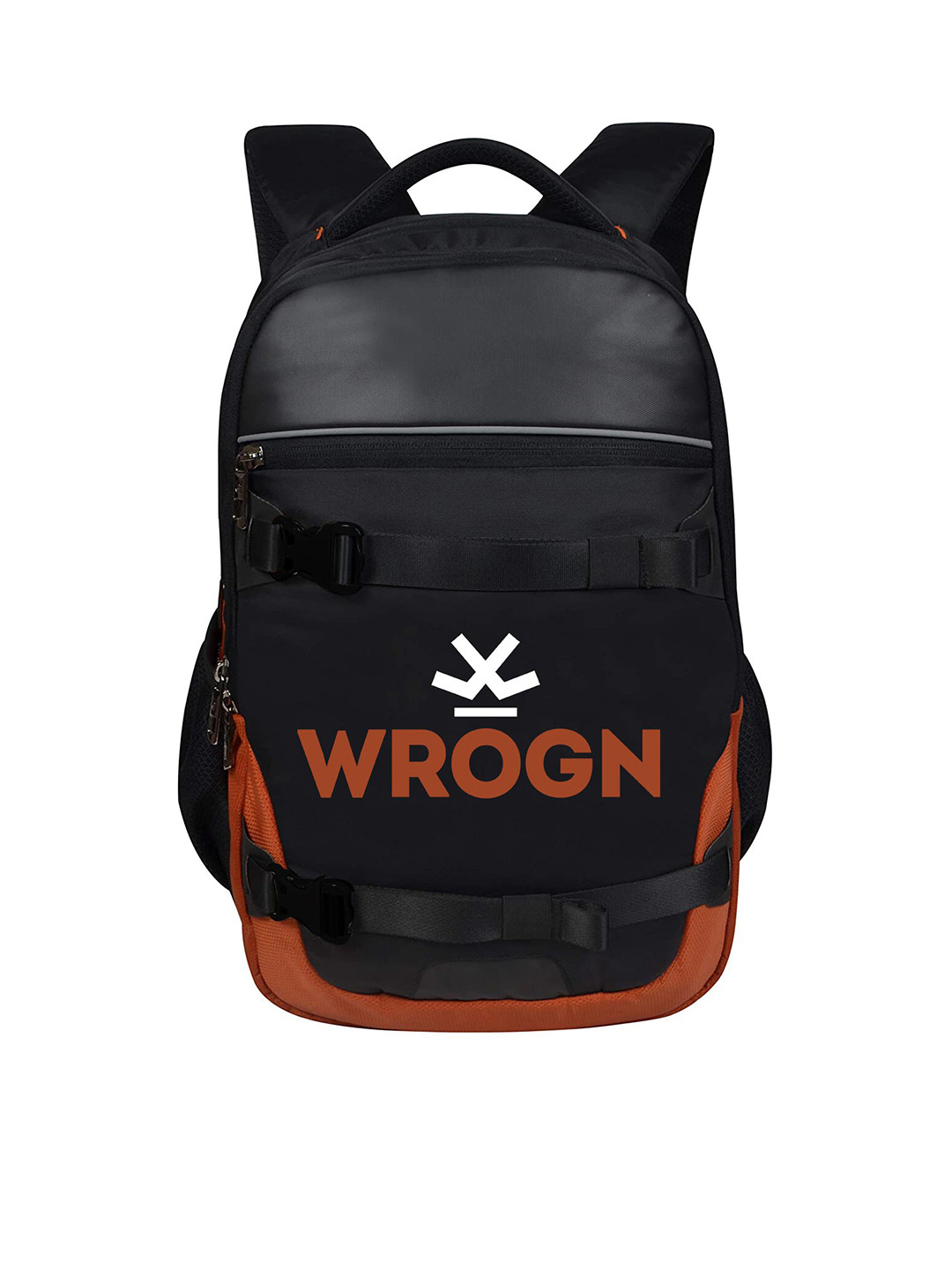 WROGN SKATER 2.0 Ergonomic Water Resistant Backpack with Reflective Strip & Rain Cover 35 L