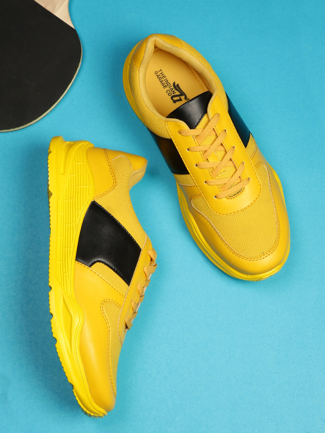 The Indian Garage Co Men Round Toe Lace-Ups Colourblocked Sneakers