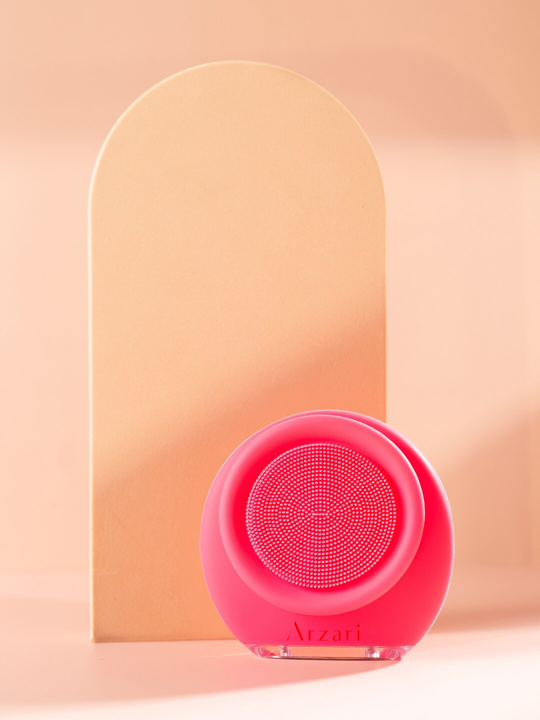 Arzari Silicone Ultra Soft Facial Cleansing Massager - Pink