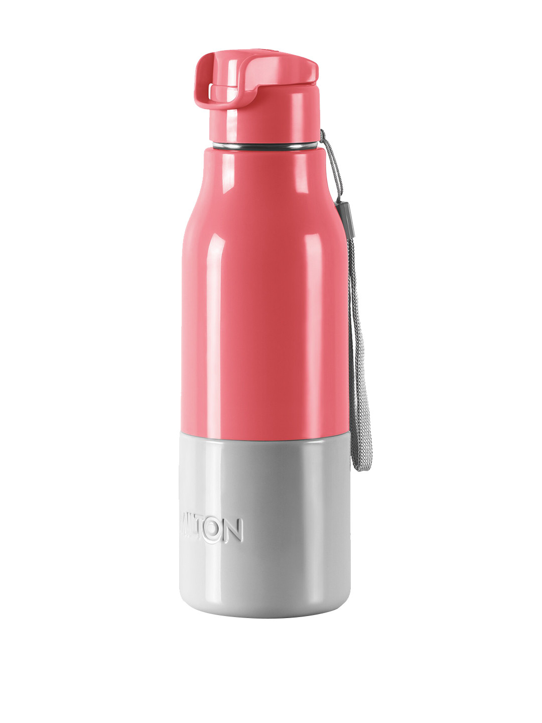 Milton Sprint 600 Pink Colourblocked Stainless Steel Spill Proof Water Bottle - 510ml