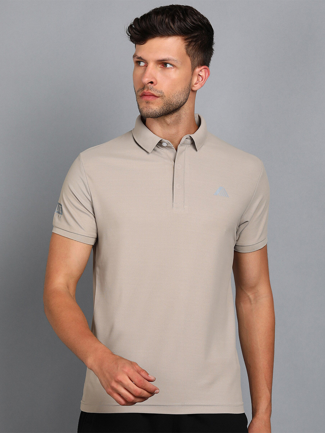 Alan Jones Polo Collar Dry Tech Slim Fit T-shirt