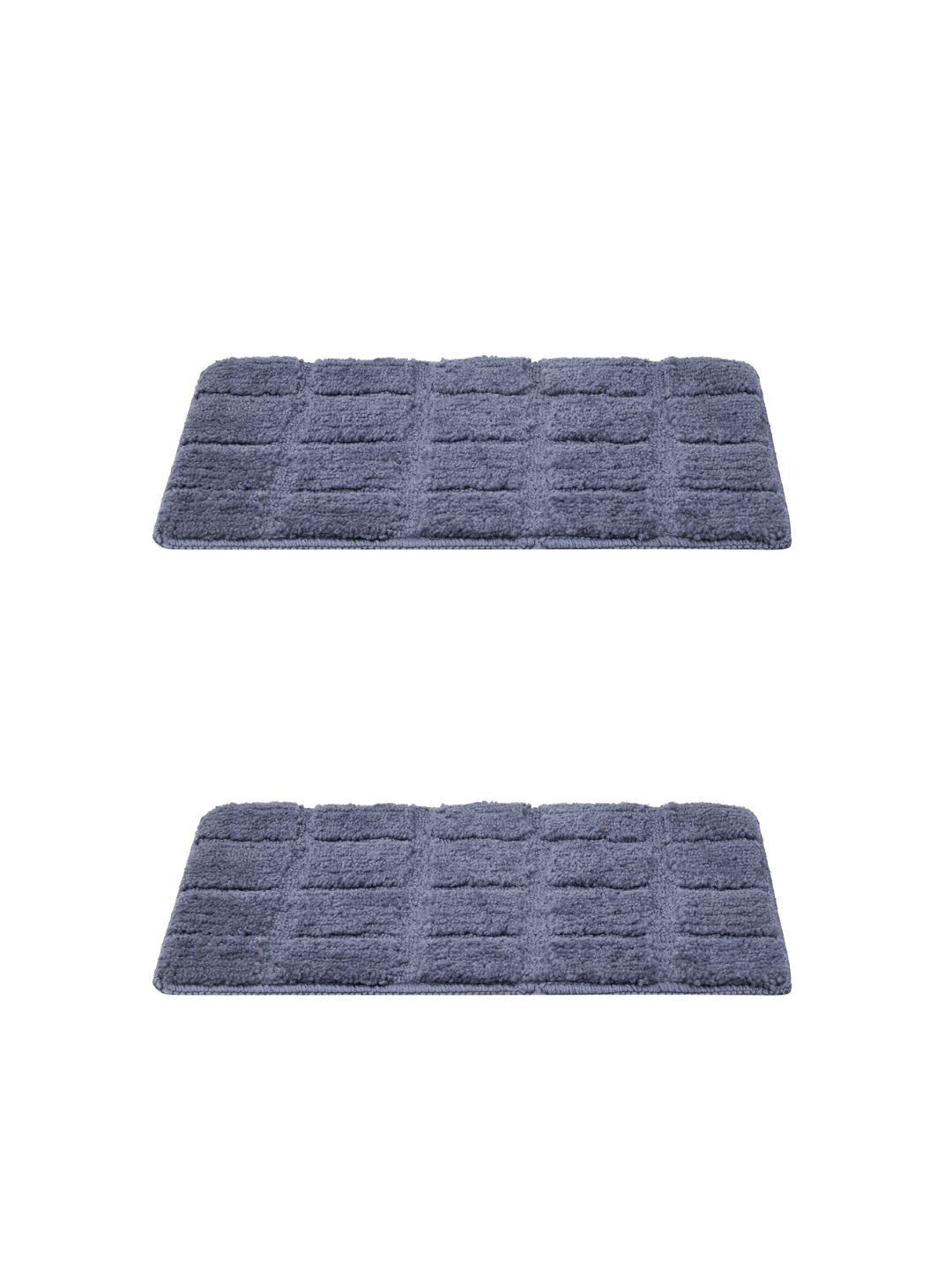 Black gold Grey 2 Pieces Cotton Anti Slip Heavy Duty Entrance Rug Shoes Scraper Doormats