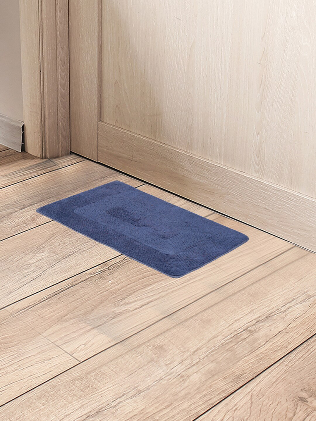 Black gold Pack of 2 Cotton Anti-Skid & Reversible Rug Shoes Scraper Doormats