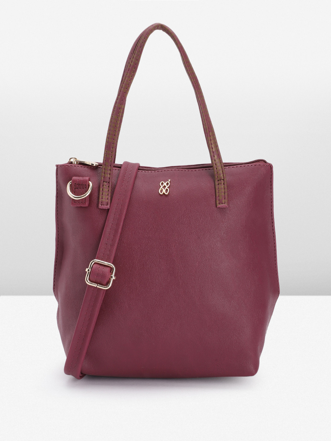 Baggit Structured Handheld Bag with Printed Handles