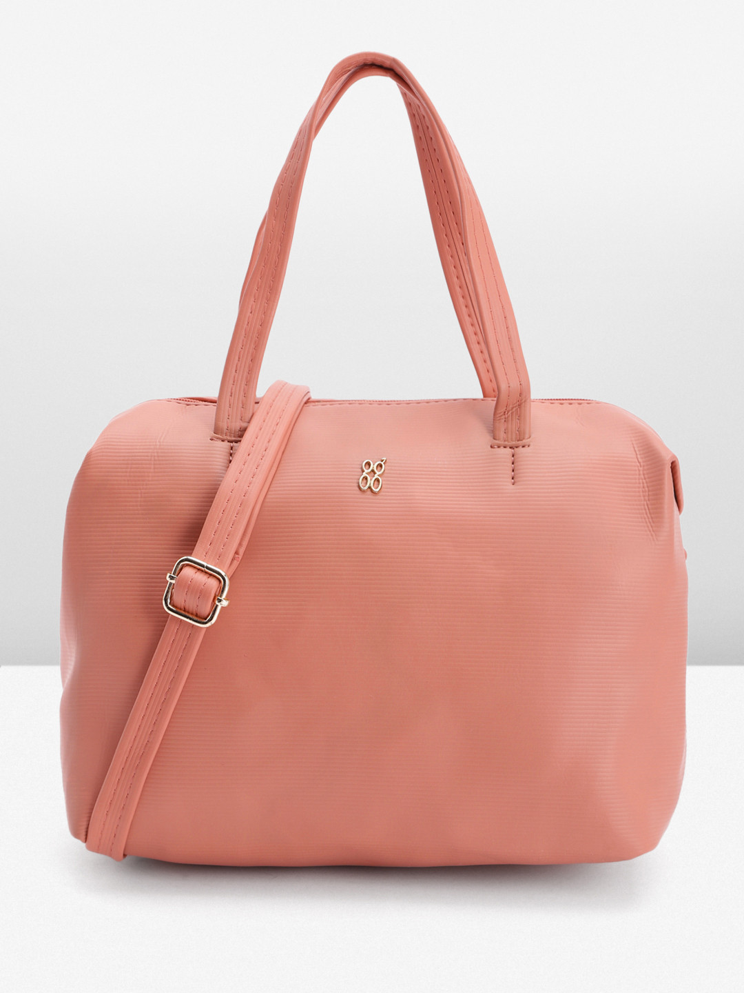 Baggit Self Striped Structured Handheld Bag