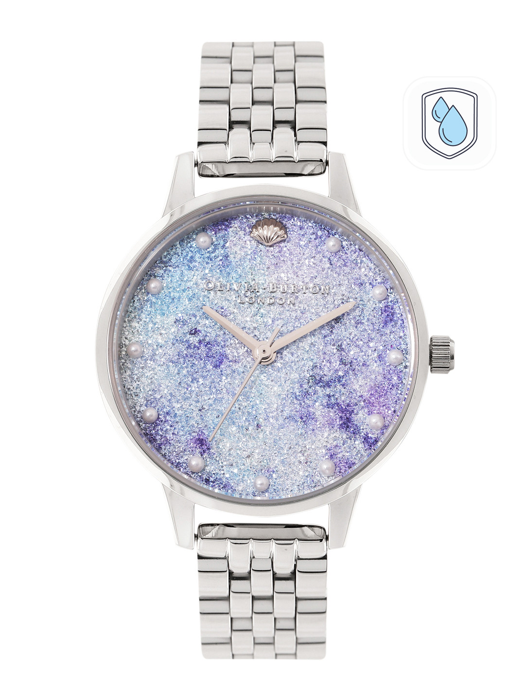 Olivia Burton Women Embellished Under The Sea Bracelet Style Watch OB16US43-Blue