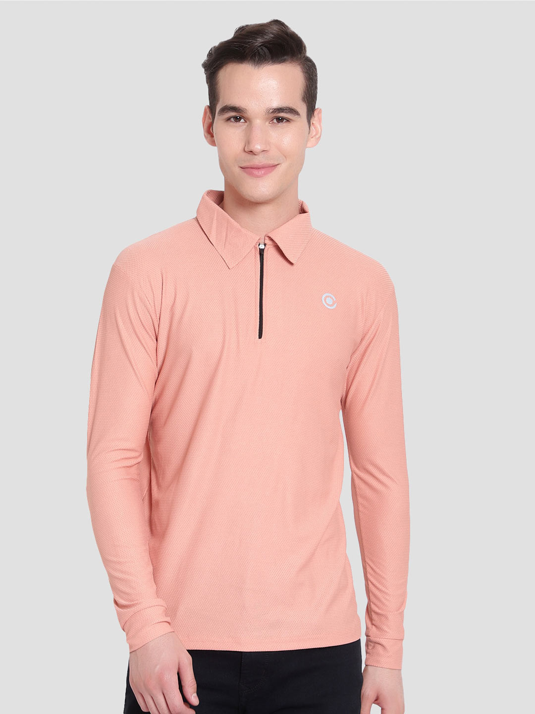 DIAZ Regular Fit Shirt Collar T-Shirt