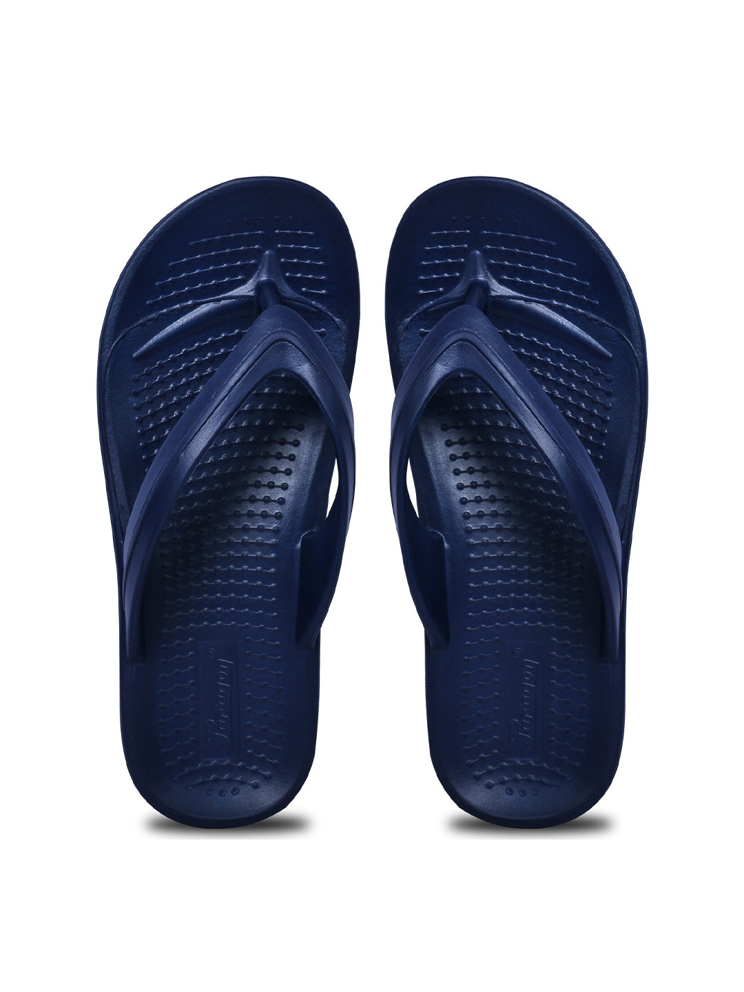 Paragon Men Textured Lightweight Rubber Thong Flip-Flops