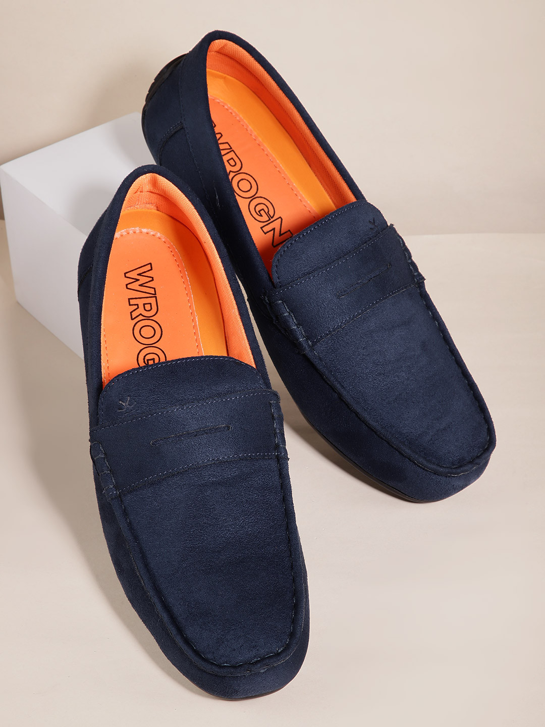 WROGN Men Round-Toe Driving Shoes