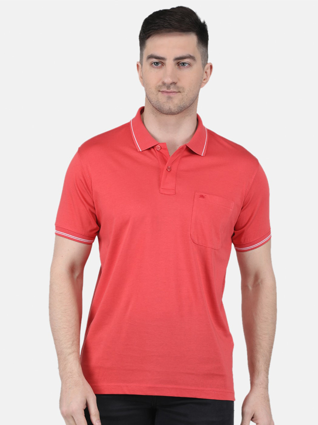 Monte Carlo Polo Collar Cotton T-shirt