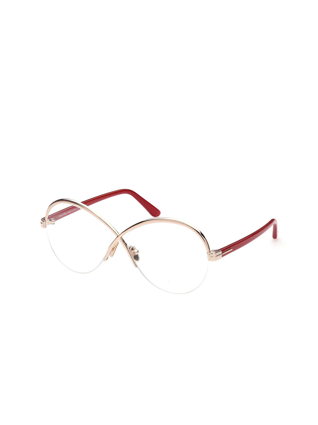 Tom Ford Women Half Rim Round Frames FT5761_028