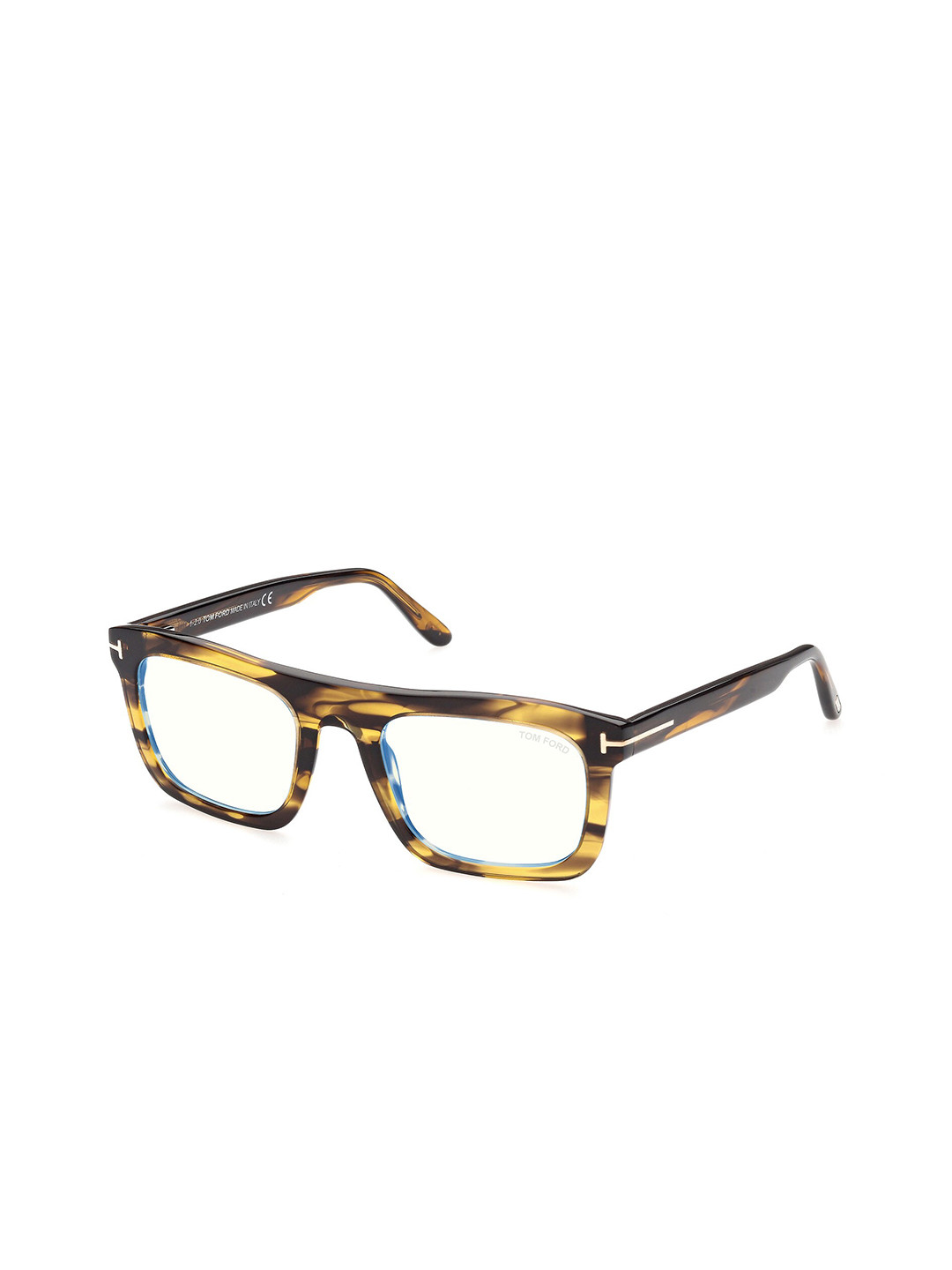 Tom Ford Men Abstract Full Rim Rectangle Frames FT5757-B_055
