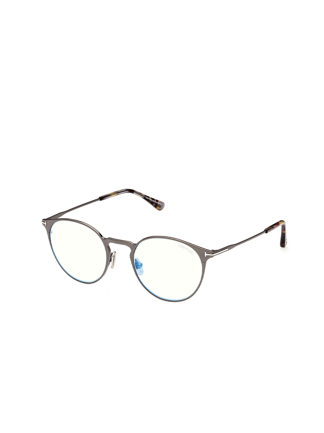 Tom Ford Men Transparent Full Rim Round Frames