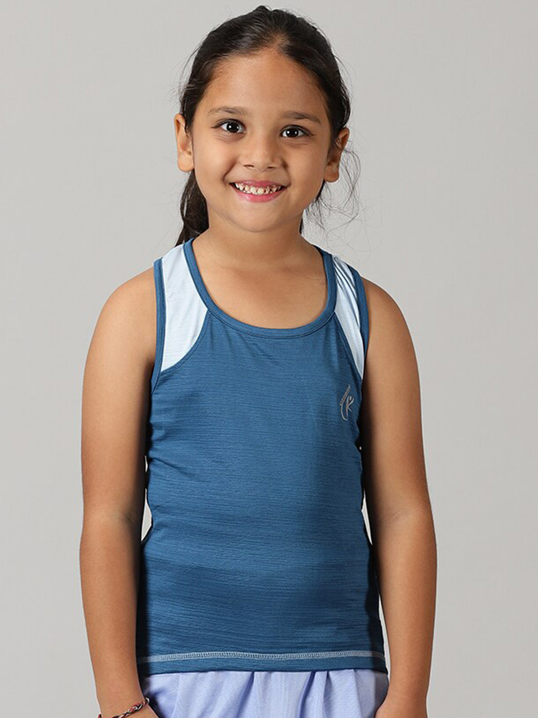 KiddoPanti Girls Round Neck Tank Top