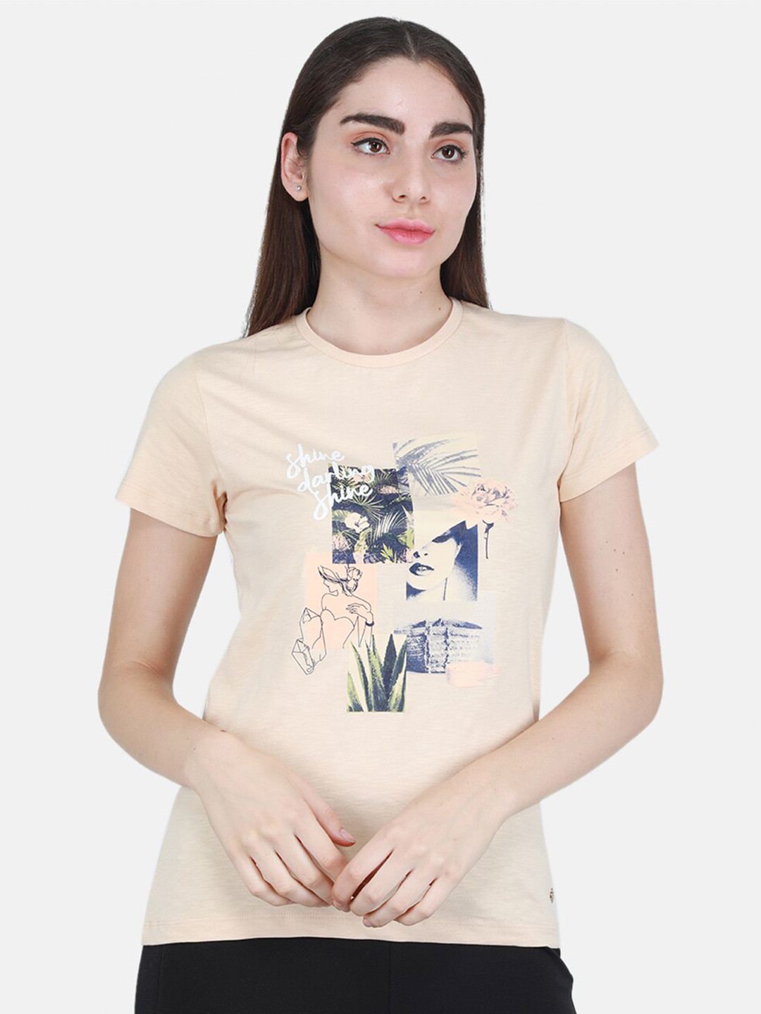 Monte Carlo Graphic Printed Cotton T-Shirt