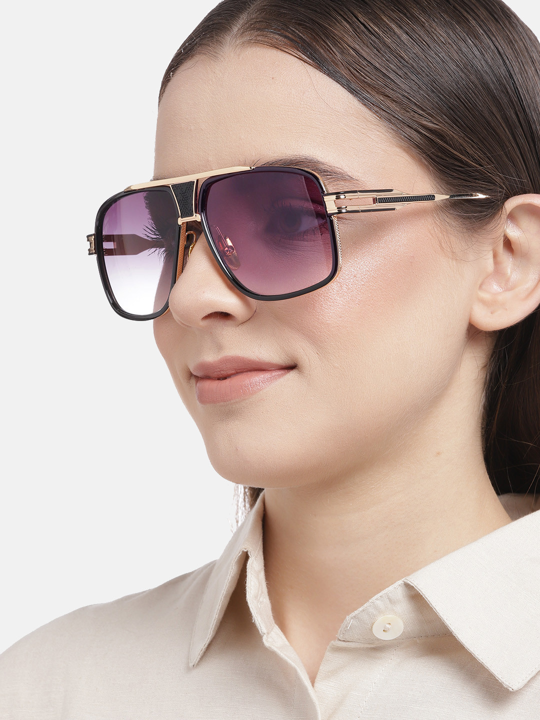Carlton London Women Rectangle Sunglasses With UV Protected Lens CLSW226