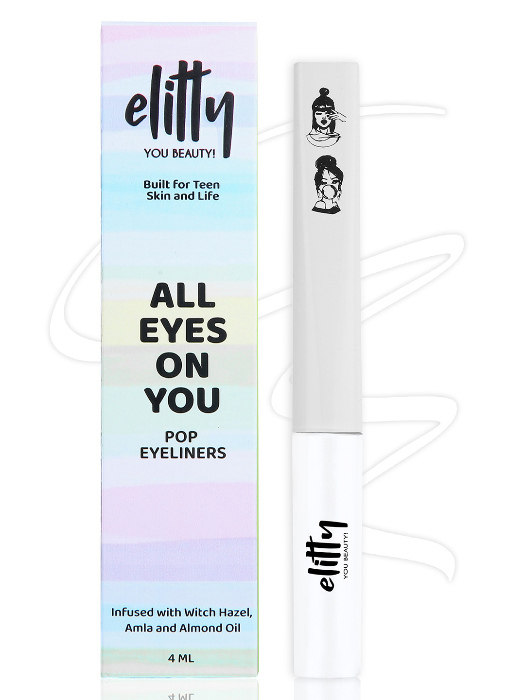 Elitty Moon Child Long Lasting Smudge Proof Liquid Pop Matte Eyeliner  - 4ml