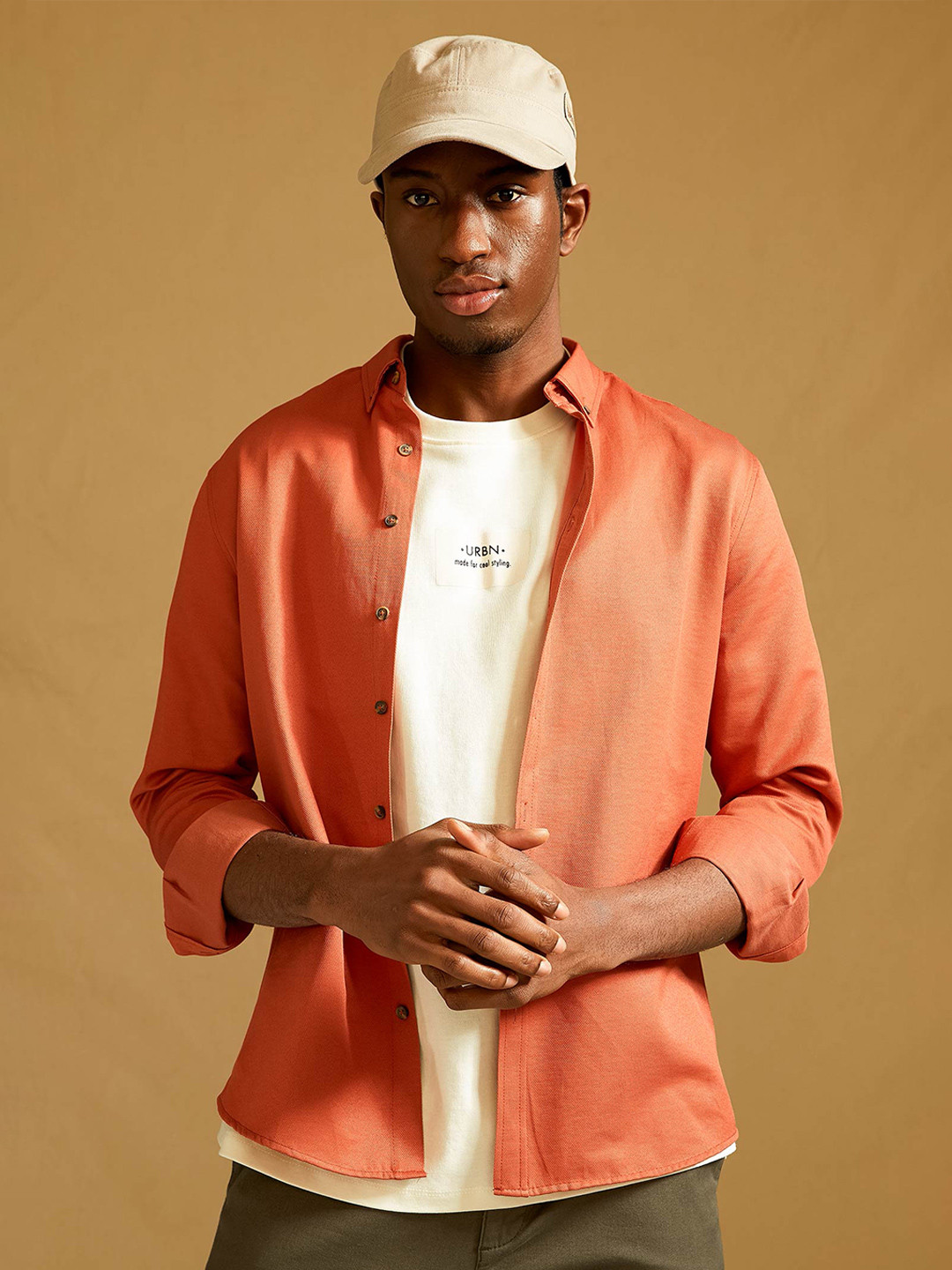 DeFacto Regular Fit Button-Down Collar Casual Shirt