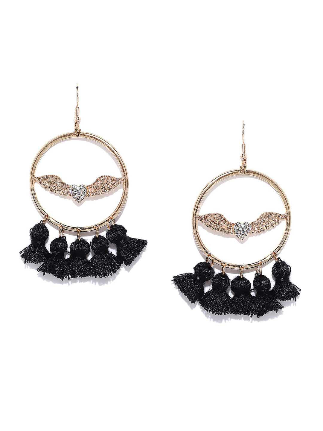 Bellofox Flying Heart Contemporary Drop Earrings
