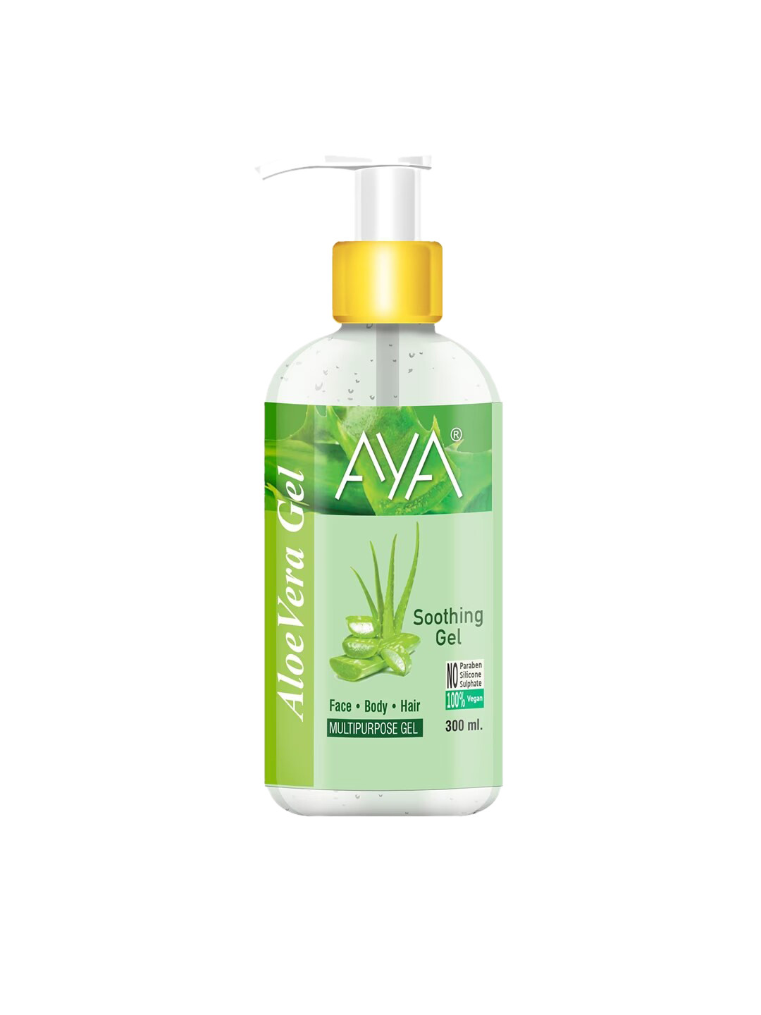 AYA Transparent Hydrating Aloe Vera Gel - 300ml
