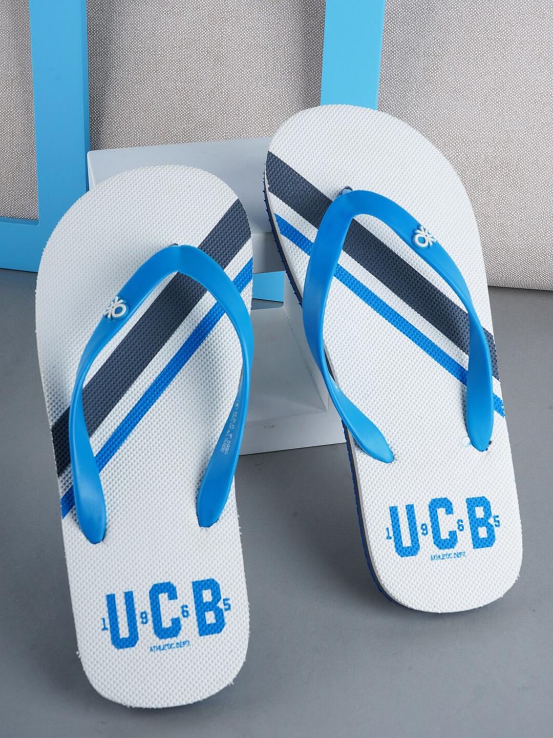 Buy United Colors of Benetton Men Printed Rubber Thong Flip Flops Flip Flops for Men 22253704 Myntra