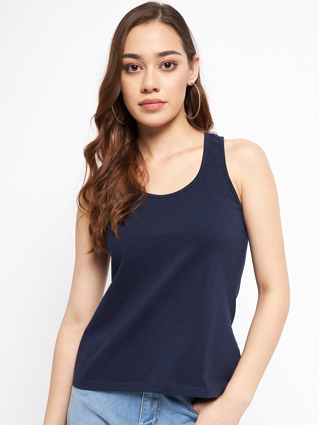 BRINNS Scoop Neck Non-Padded Racer Back Camisoles
