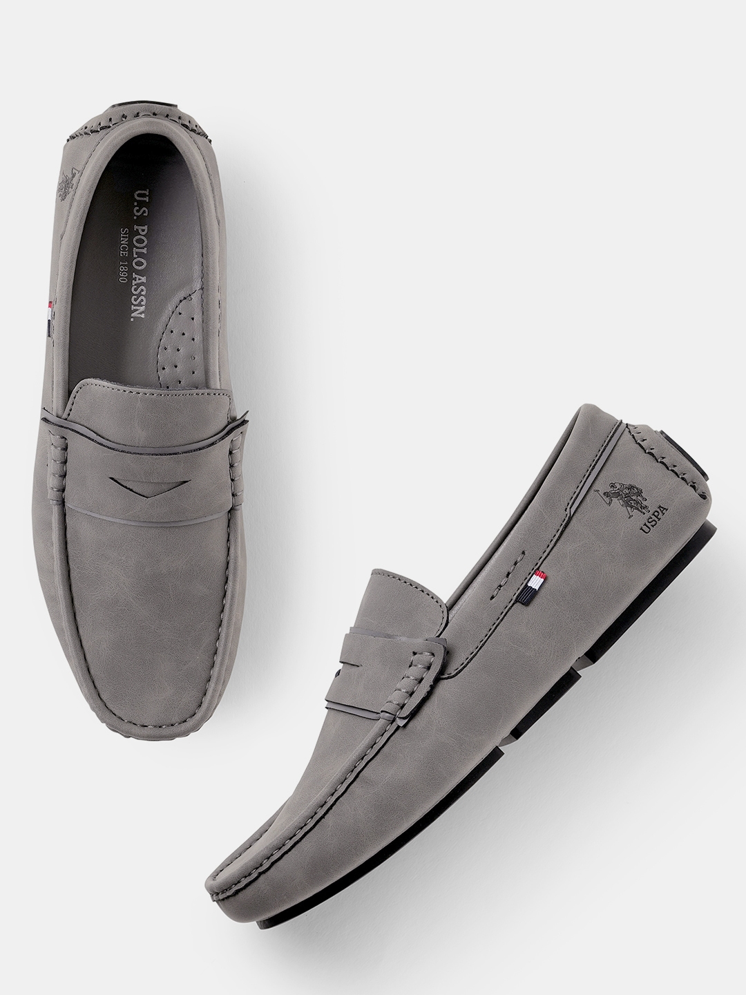 Us polo shoes best sale myntra