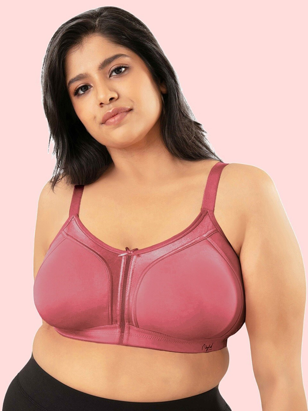 Nykd By Nykaa Everyday Cotton M-Frame Bounce Control Non-Padded Non-Wired Bra NYB101