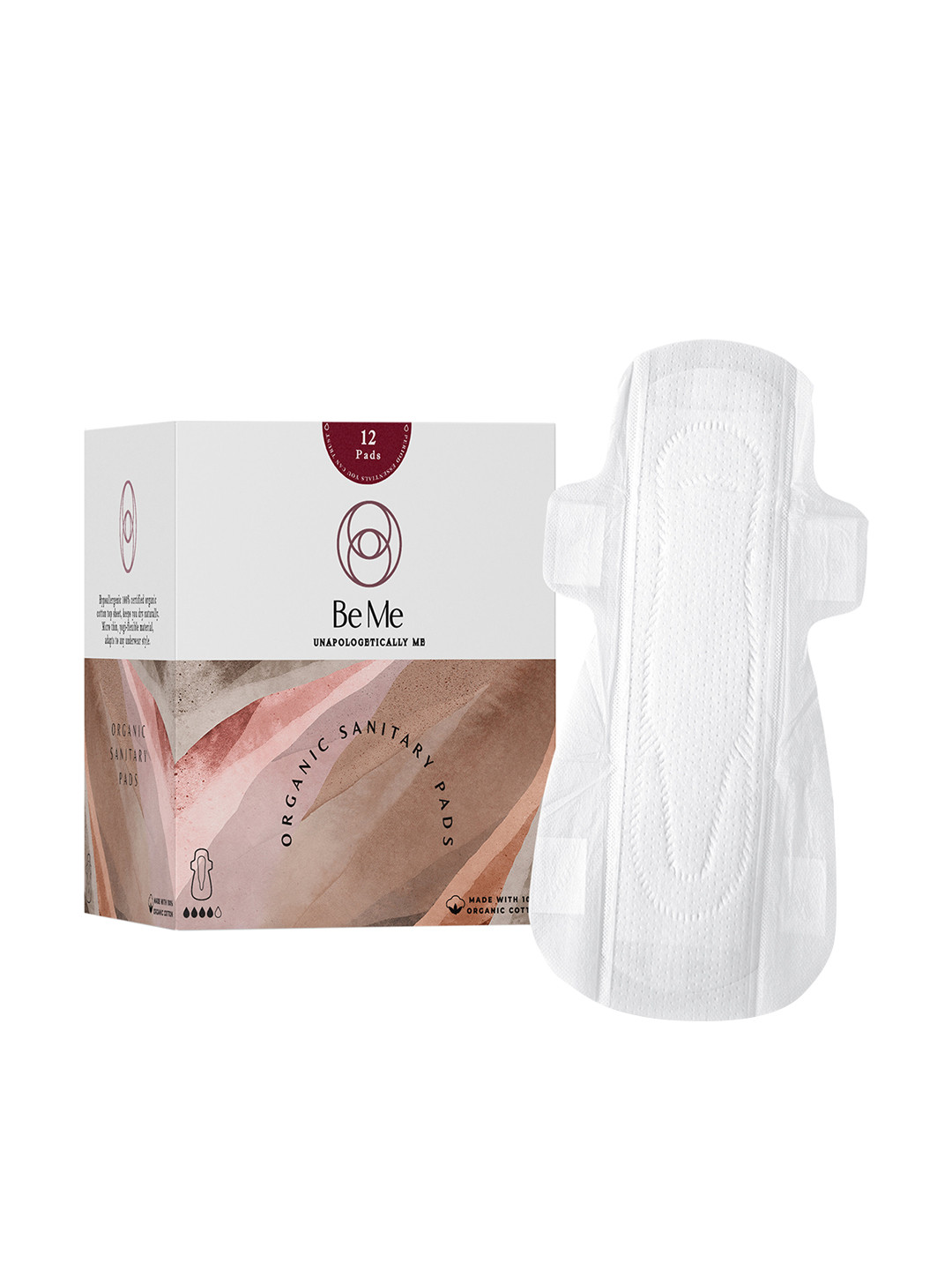 BE ME Set of 12 Soft Ultra Thin  Single Wing Sanitary Pads