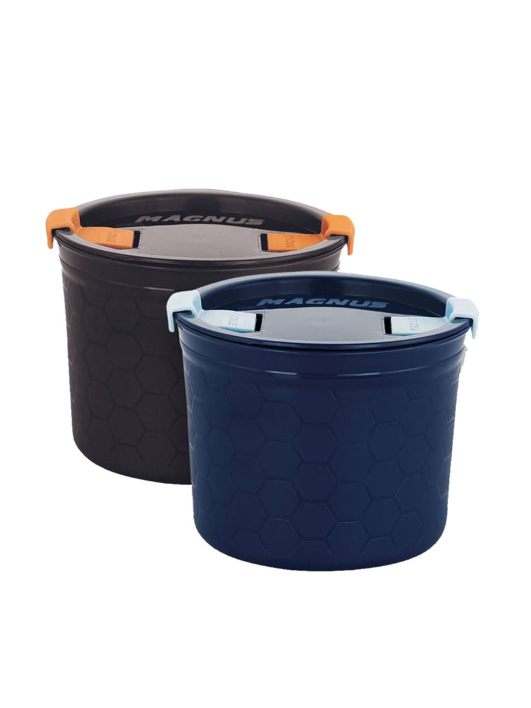 Magnus Blue Plastic Dishwasher Safe 2 Piece Clip-On Graduated Container-450ml