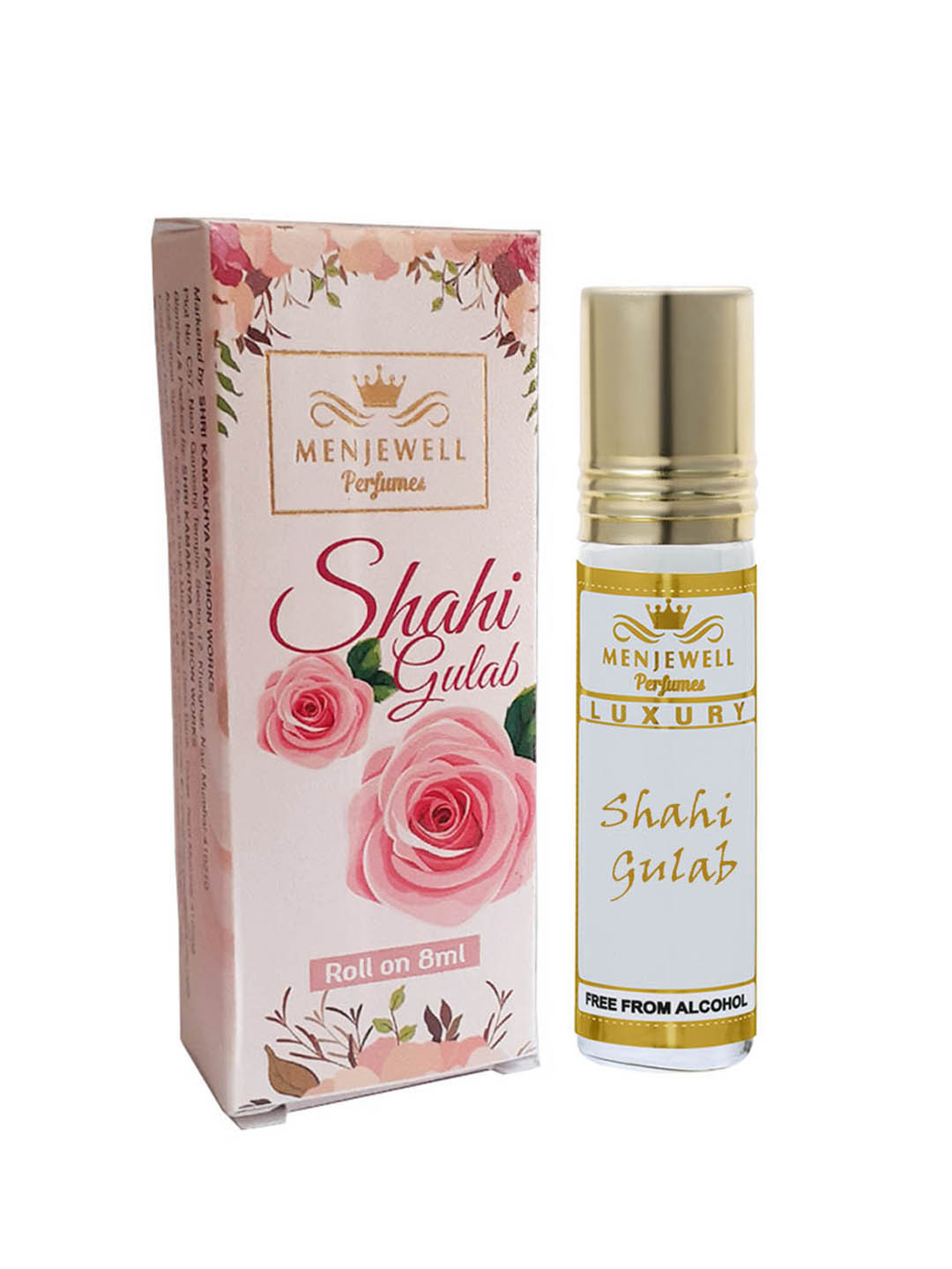 Menjewell Luxury Shahi Gulab Floral Attar - 8ml