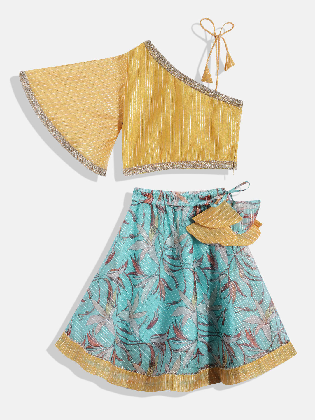 Readiprint Girls Printed Ready to Wear Lehenga & Choli