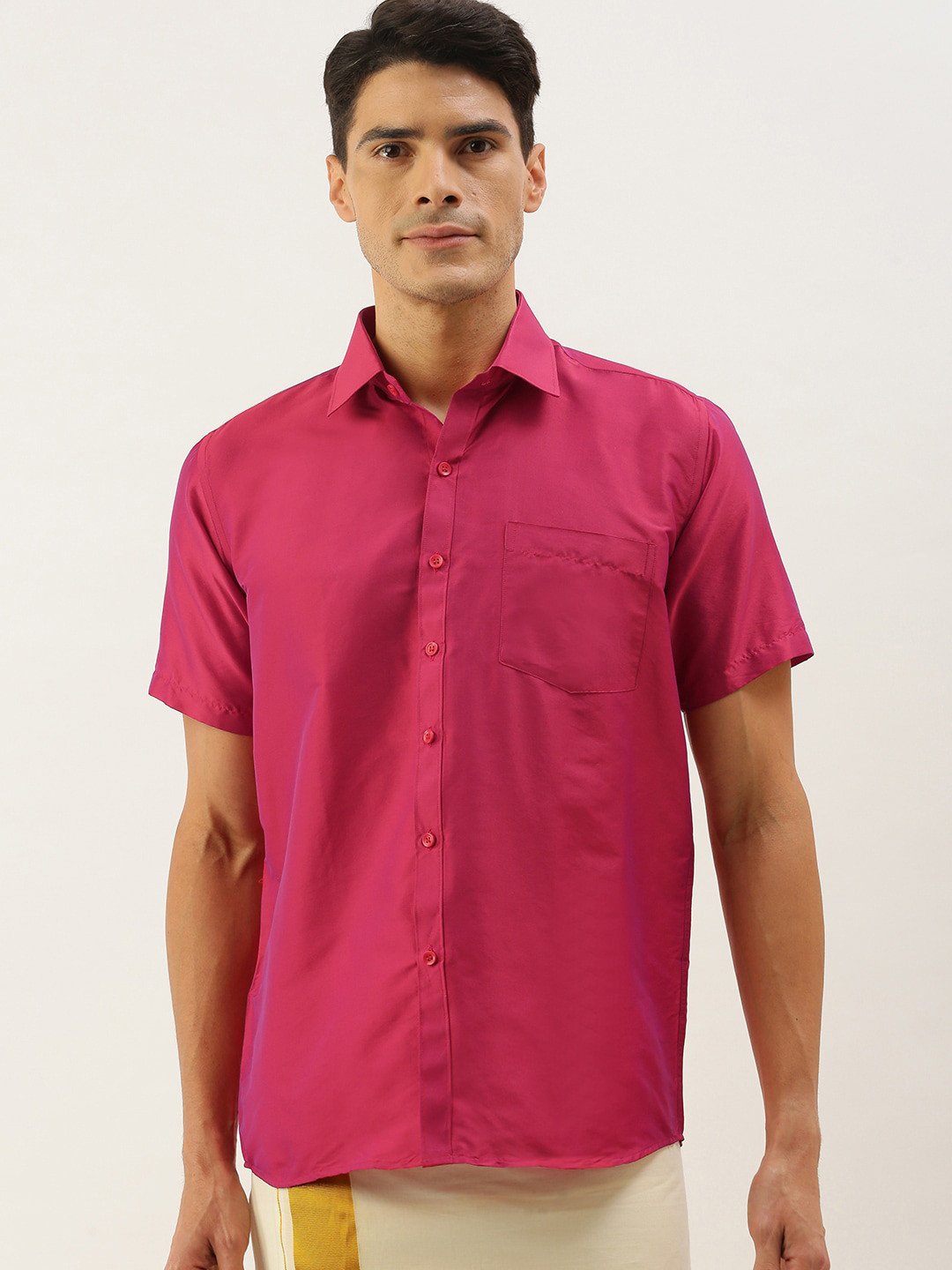 THANGAMAGAN Men Standard Opaque Causal Shirt