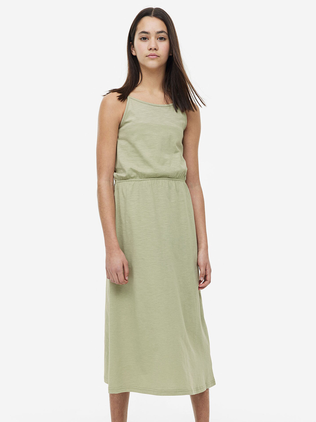 H&M Girls Cotton Maxi Dress