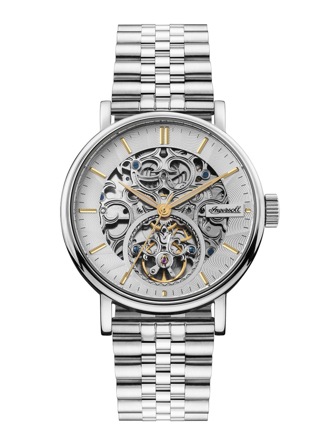 Ingersoll The Charles Men Stainless Steel Bracelet Style Straps Analogue Watch I05803B