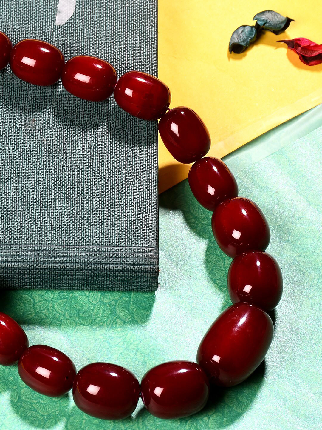 Bamboo Tree Jewels Artificial Beads Necklace