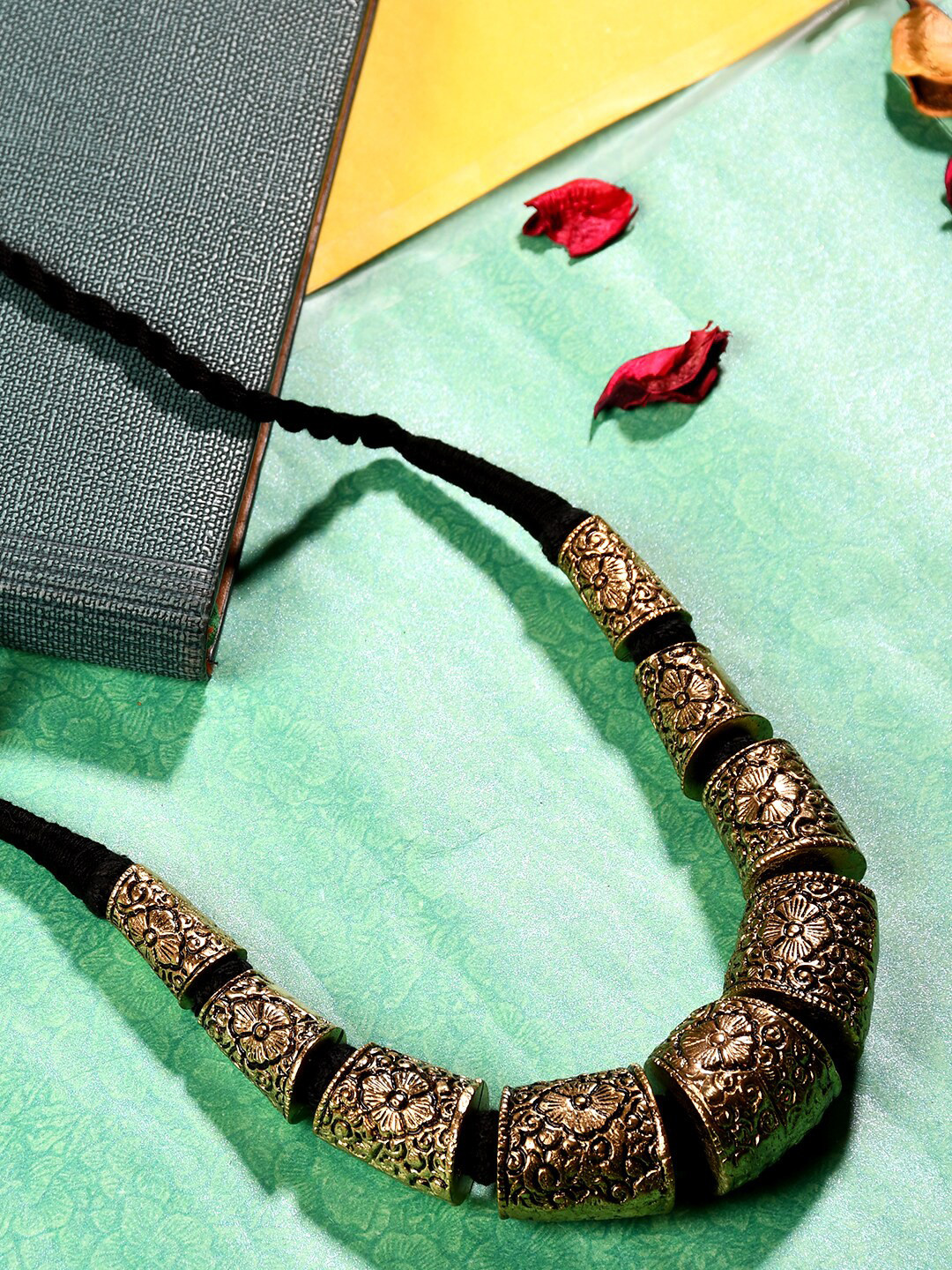 Bamboo Tree Jewels Statement Necklace